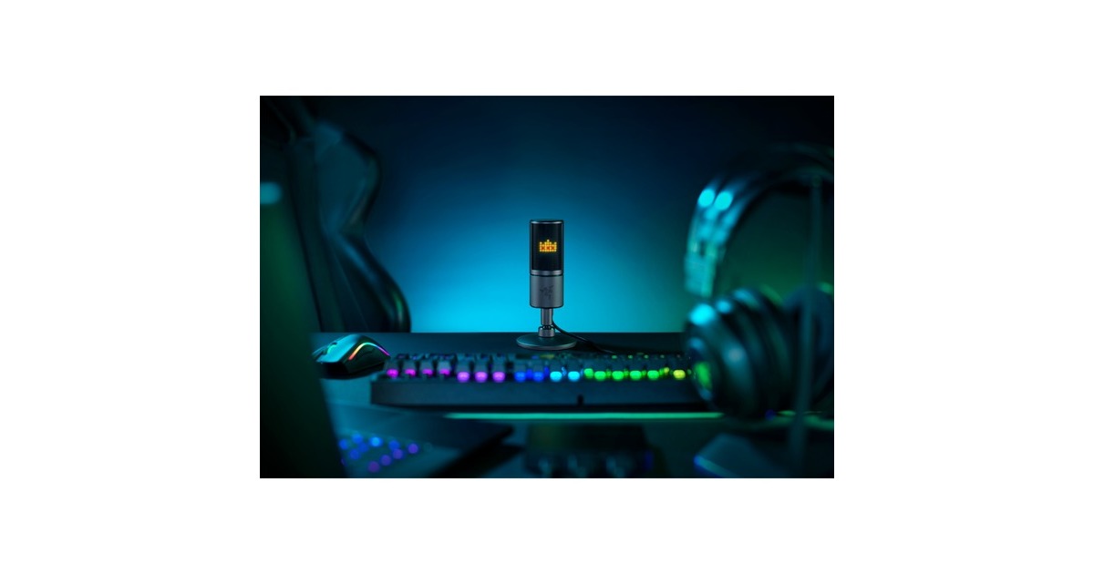 RazerSeiren Emote microfoon  (Zwart)