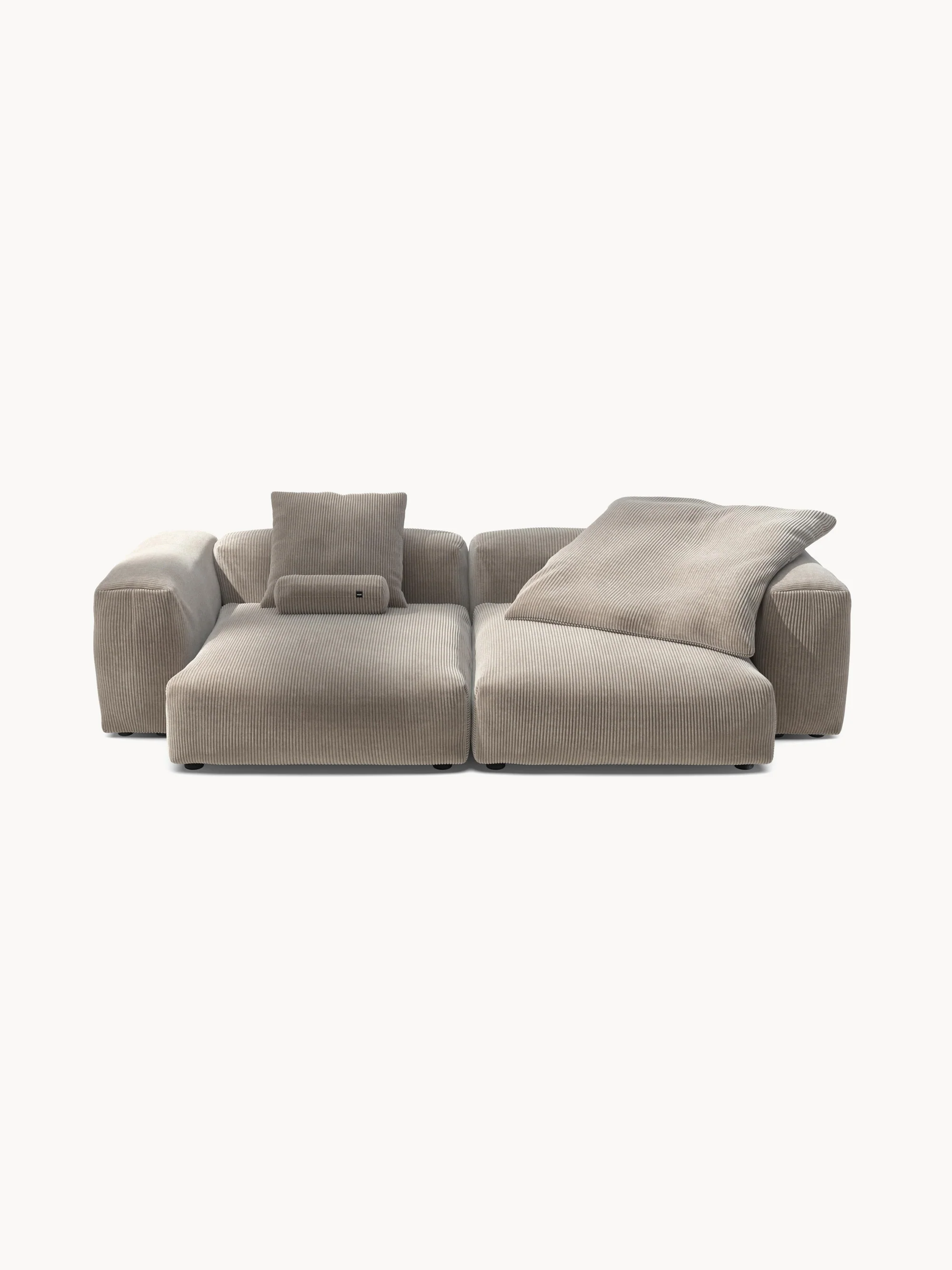 Modulaire bank Vetsak (3-zits) van ribfluweel