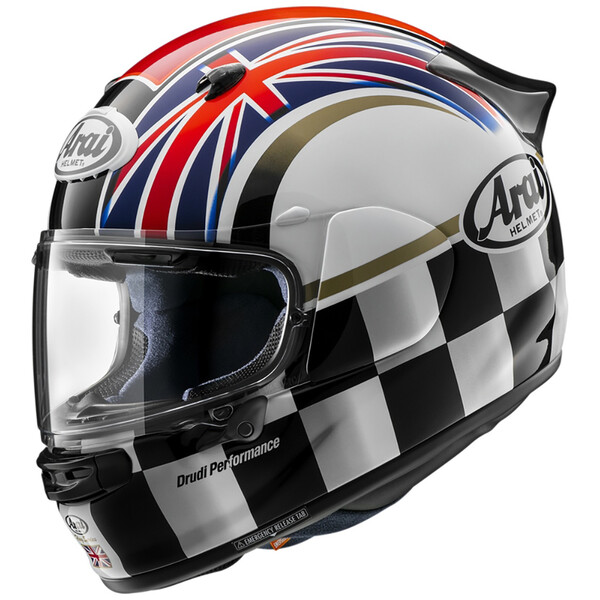 Arai - Casque Quantic Podium Gris / Noir / Rouge / Bleu