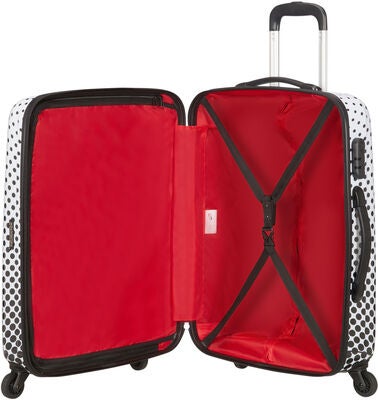 American Tourister Alfatwist Mikke Mus Koffert 63L, Polka Dot