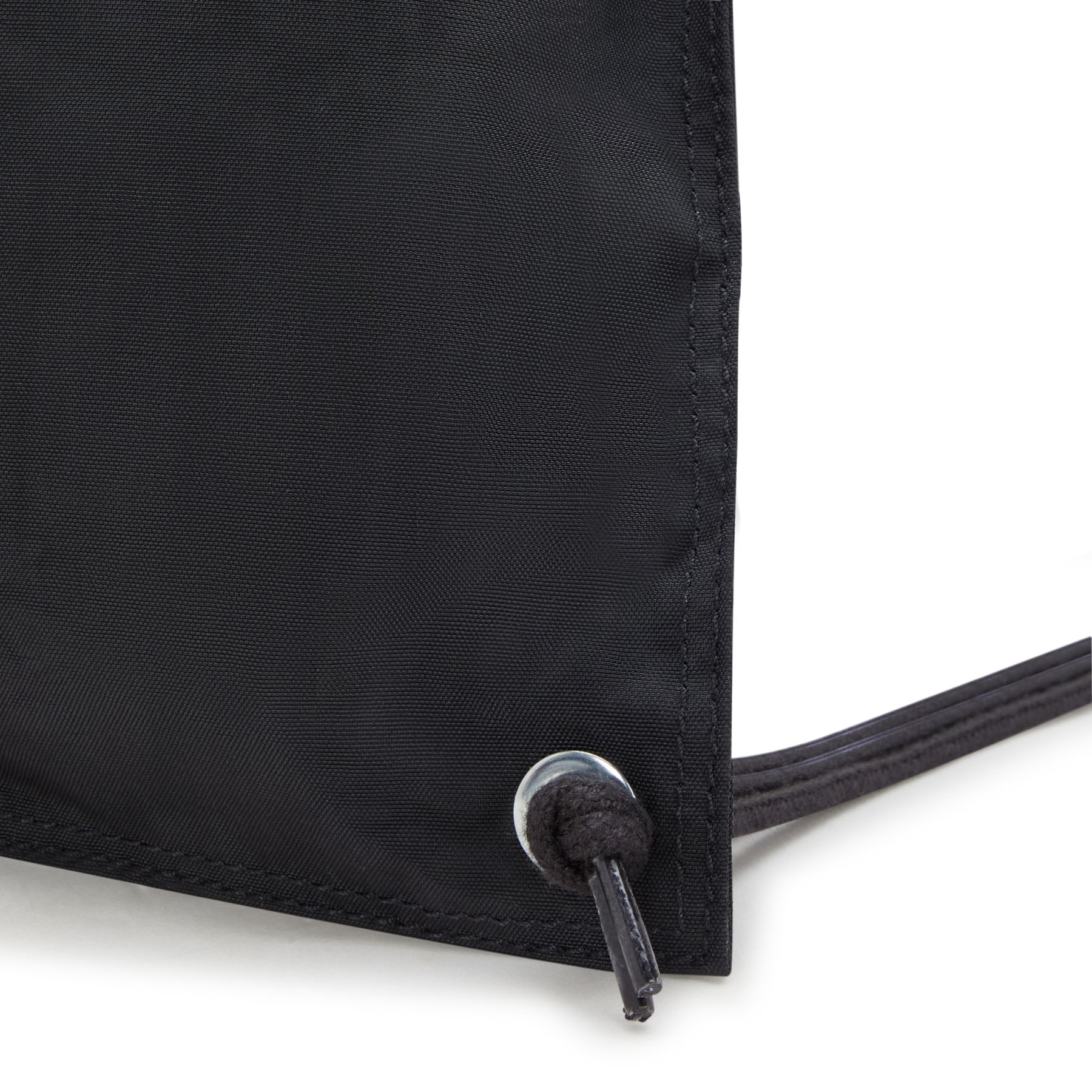 SUPERTABOO Sac Moyen avec Cordon de Serrage et Poche Frontale - Black Lite