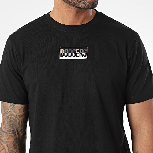 Tee Shirt Split Logo backer Los Angeles Dodgers 681630SL Noir