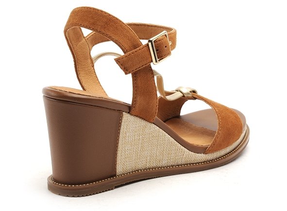 Fugitive nu pieds talons femme irdil beige