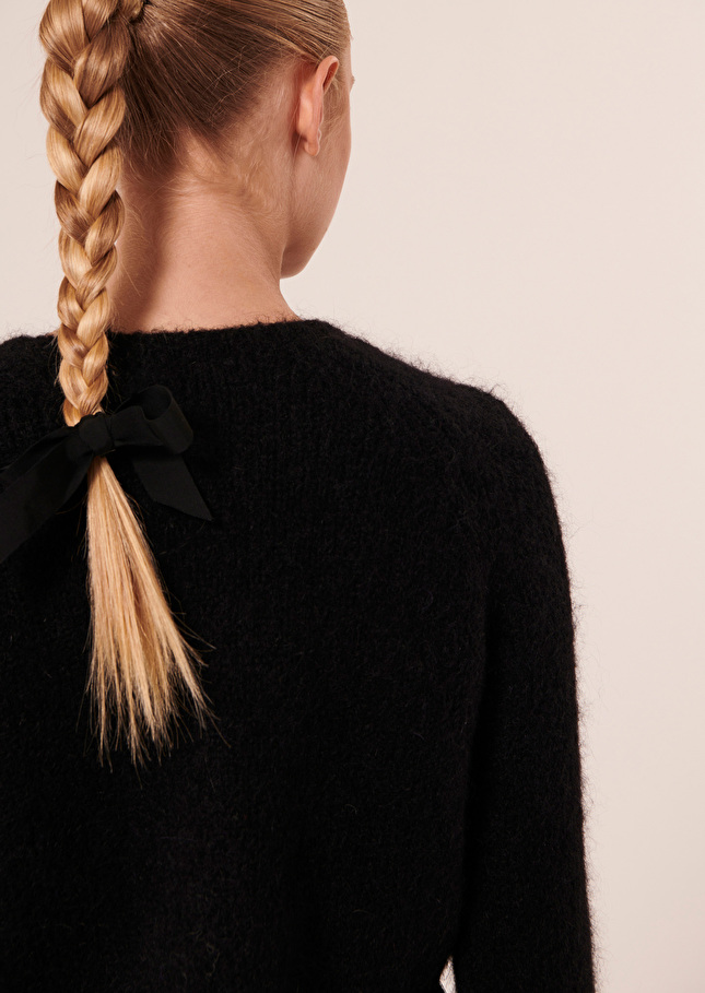 Gilet Glorynoir en mohair