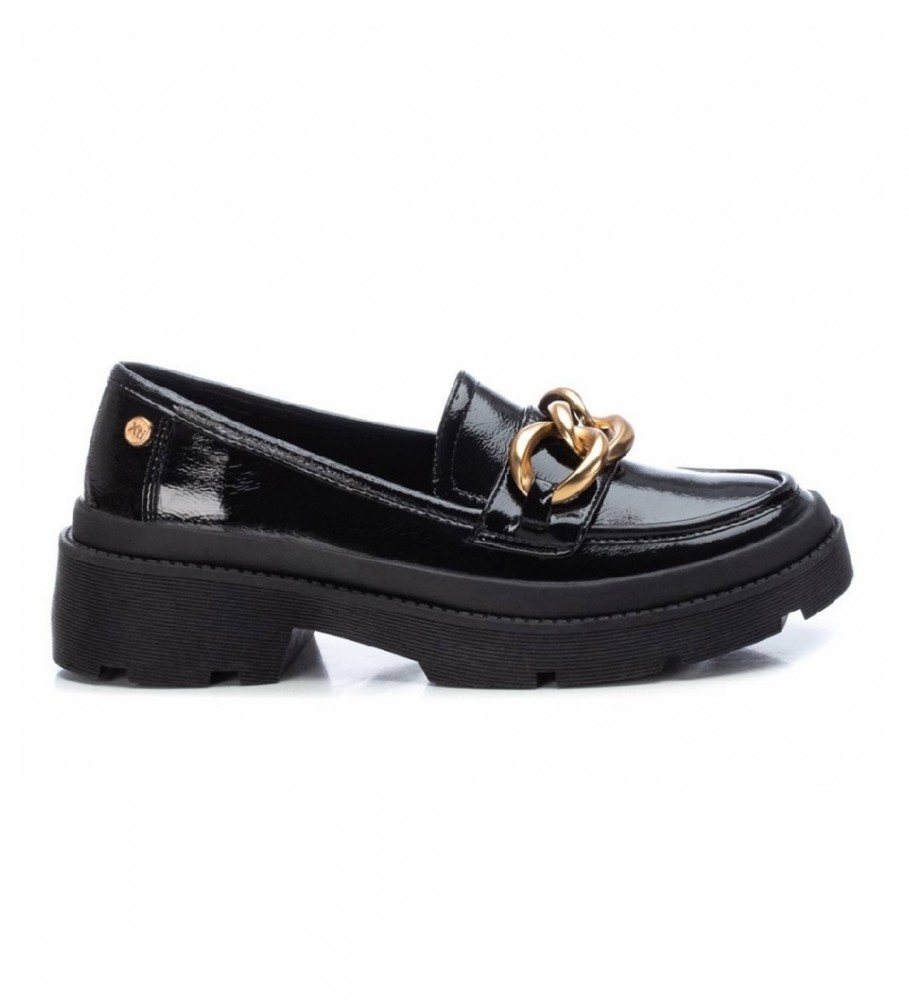 Mocassins Xti Flat Pretos
