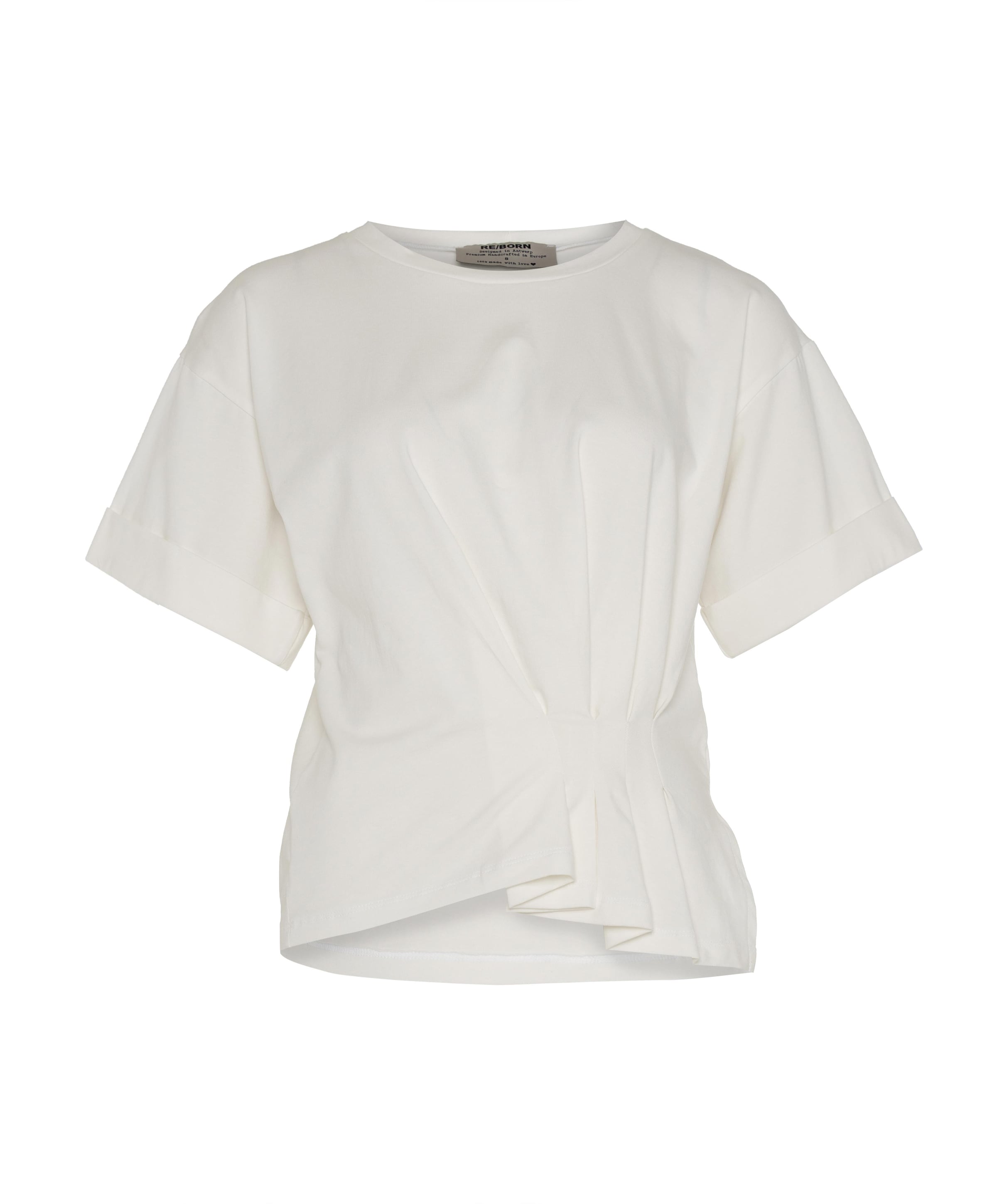 RE/BORN Antwerp Dames T-shirt ecru