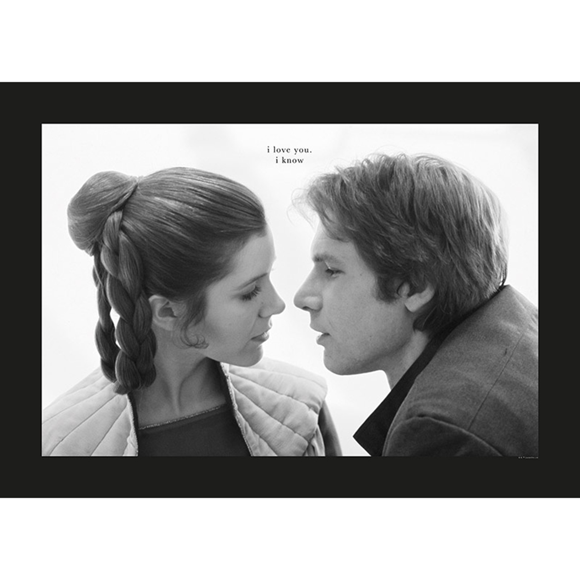 Wandbild STAR WARS CLASSIC LEIA HAN - 70x50 cm