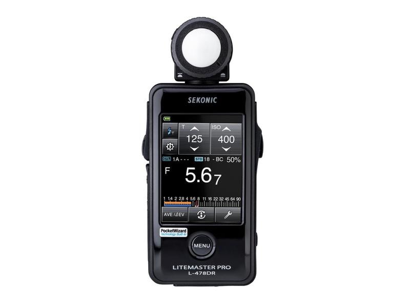 Sekonic Belichtungsmesser Litemaster Pro L-478DR Digitaler Belichtungsmesser mit integrierter PocketWizard Technologie