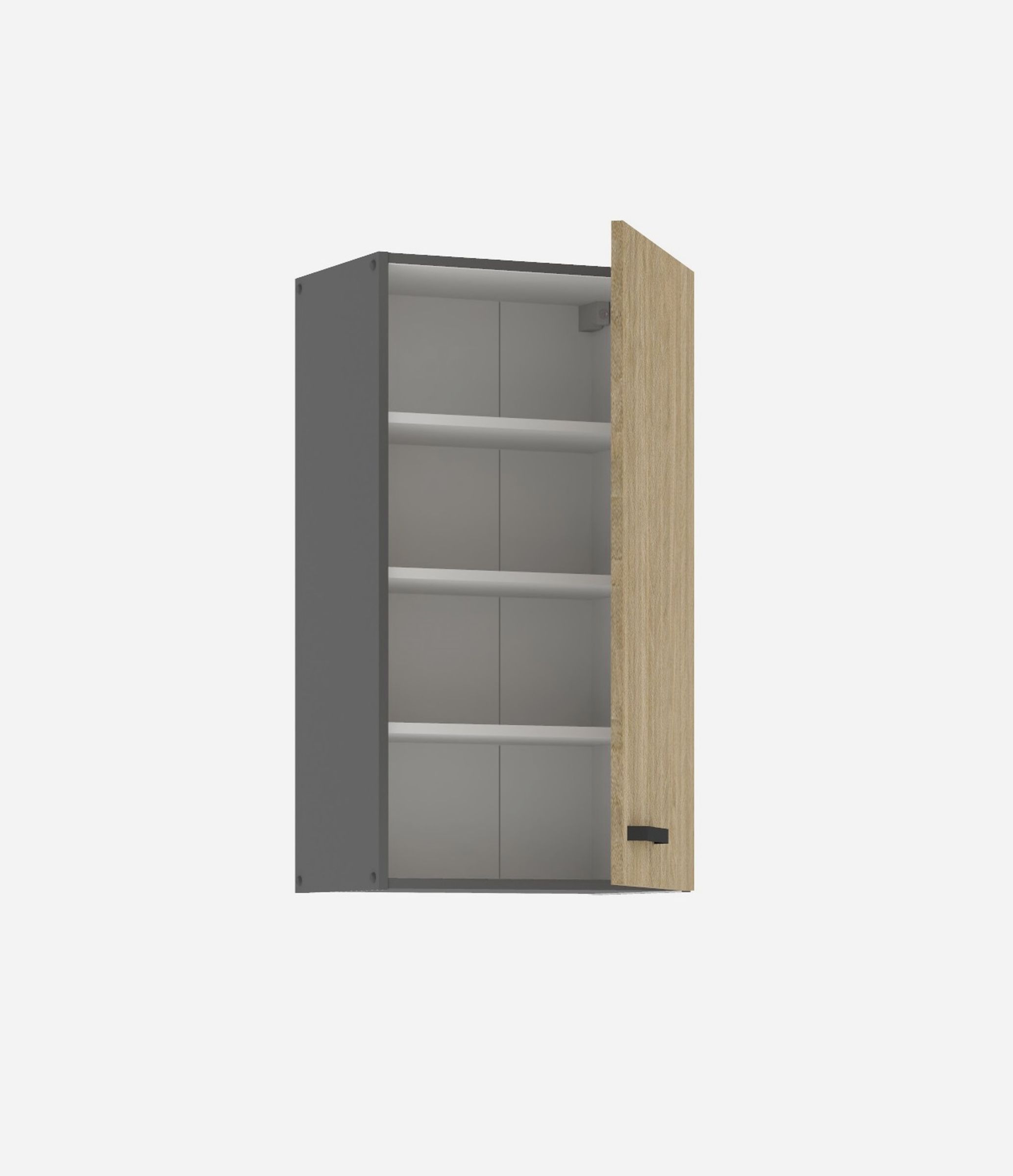 Küche SCANDI Hängeschrank 50 cm Fischgrät Küchenzeile Küchenblock Einbauküche