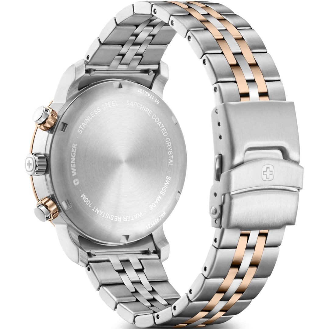 Wenger Urban Classic Chrono Weiss / Bicolor Ø 42mm