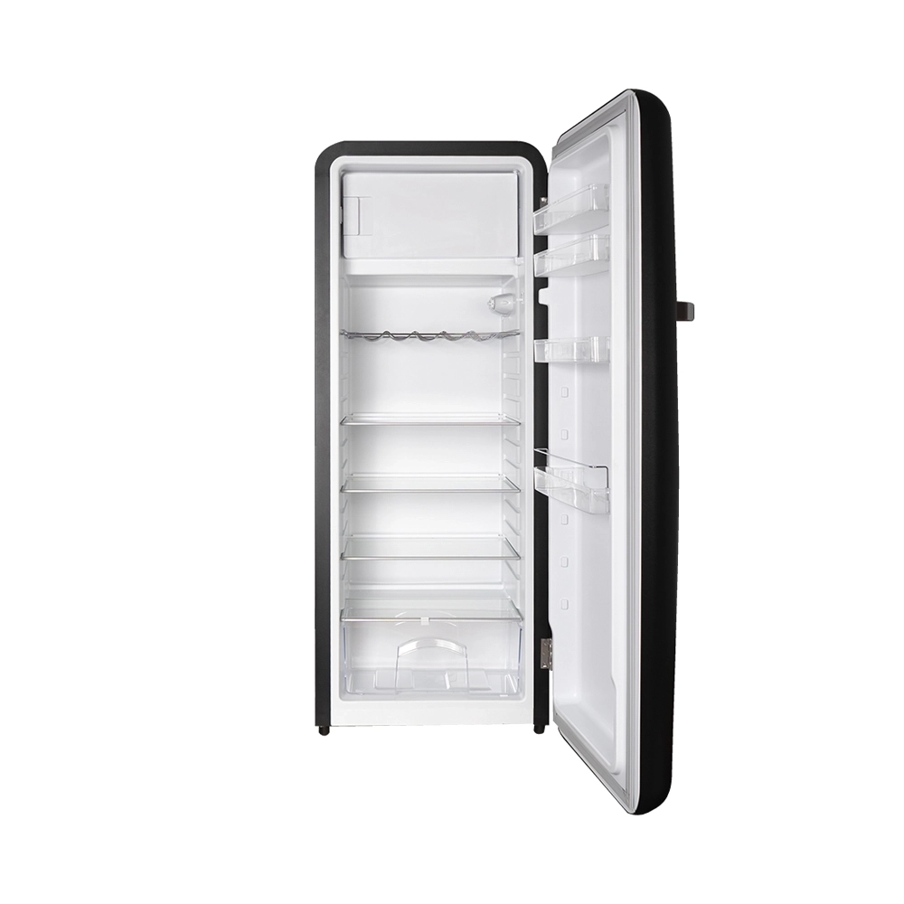 Kibernetik FSP Retro Kühlschrank 260 Liter schwarz
