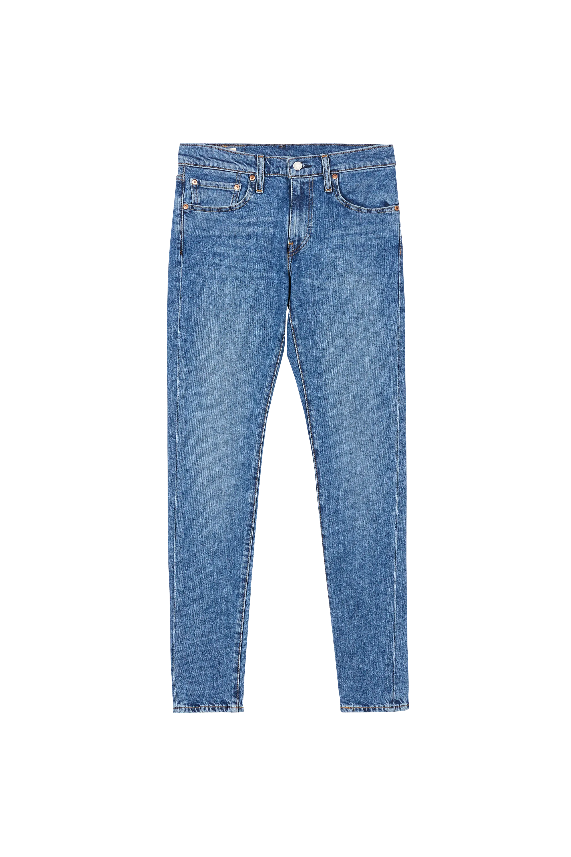 LEVI'S Jean skinny délavé en coton mélangé  SKINNY TAPER Bleu