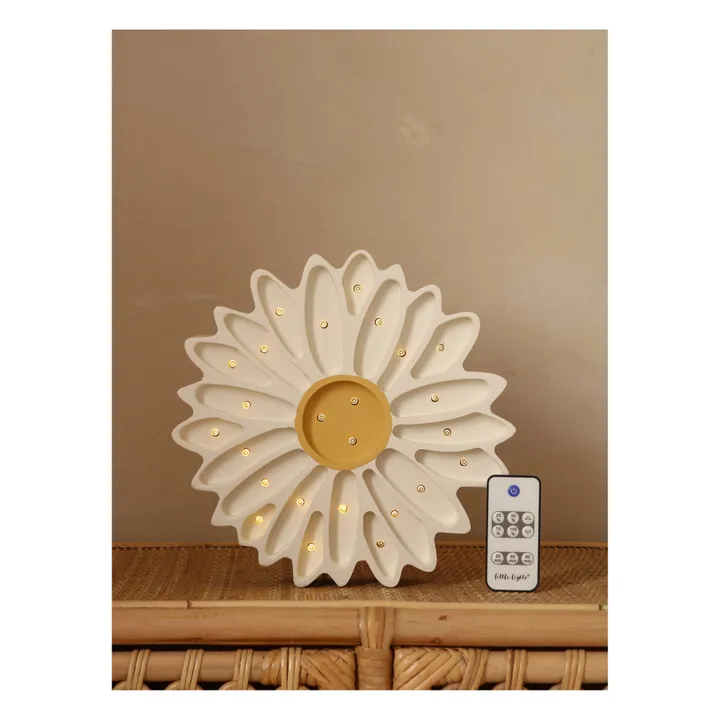 Little Lights Lampe à poser Marguerite | Blanc