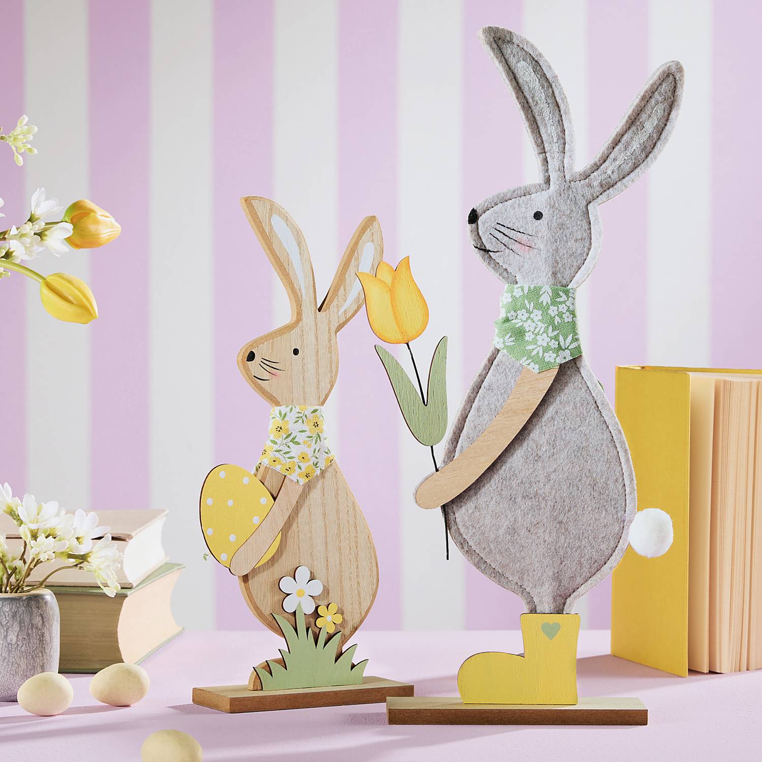 Filz-Hase, stehend