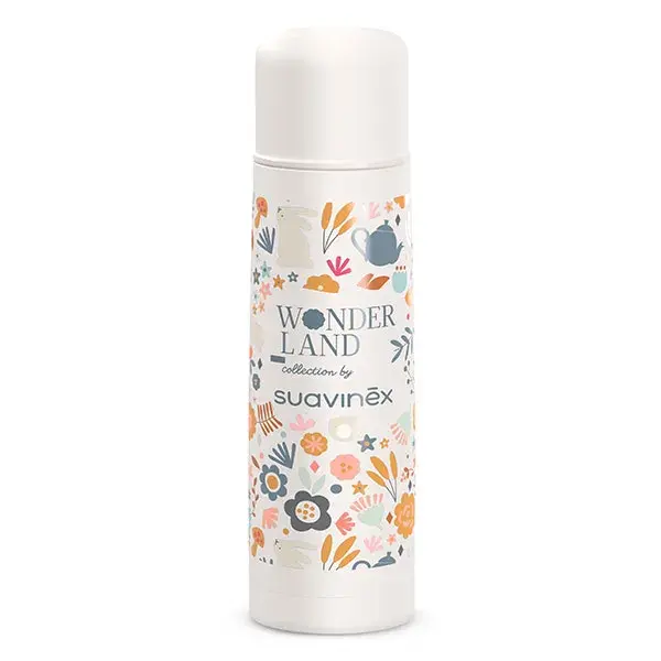 Suavinex, Wonderland, Garrafa Térmica - Wonderland Liberty bege - 500ml
