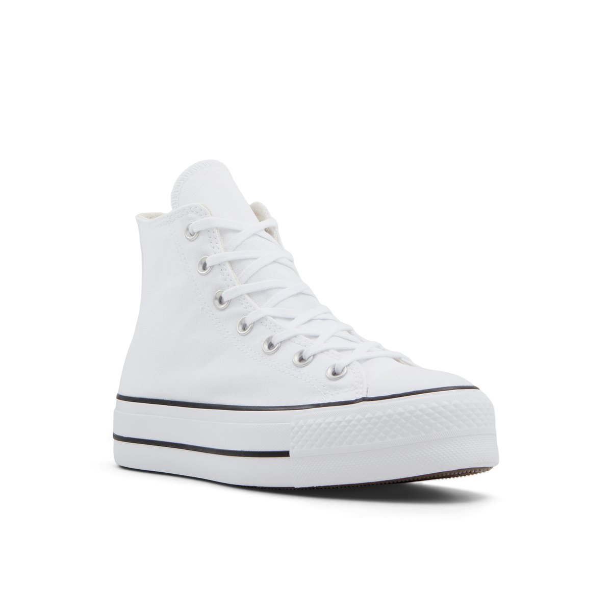 CONVERSE-Ctas_lift-hi-Baskets - Talon plat - Blanc