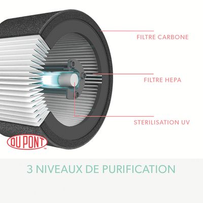 TruSens Z-1000 - Purificateur d'air pour petite pièce (23m²)