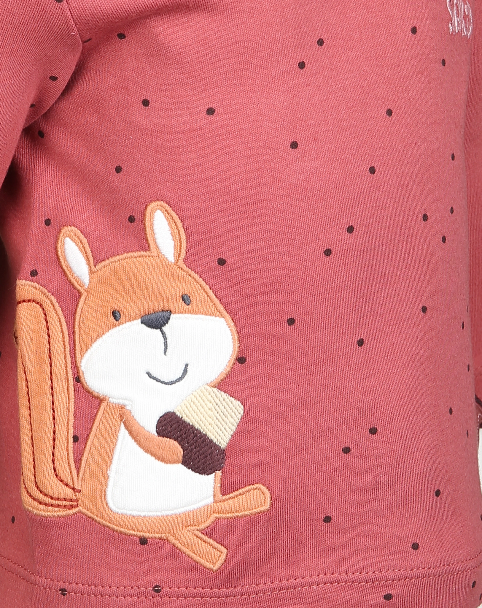 Langarmshirt EICHHÖRNCHEN in rot