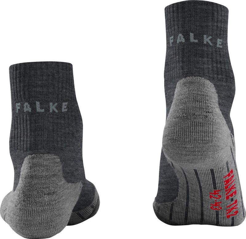 FALKE TK2 Explore Short Trekking Sokken - Asfalt Grijs - Kort