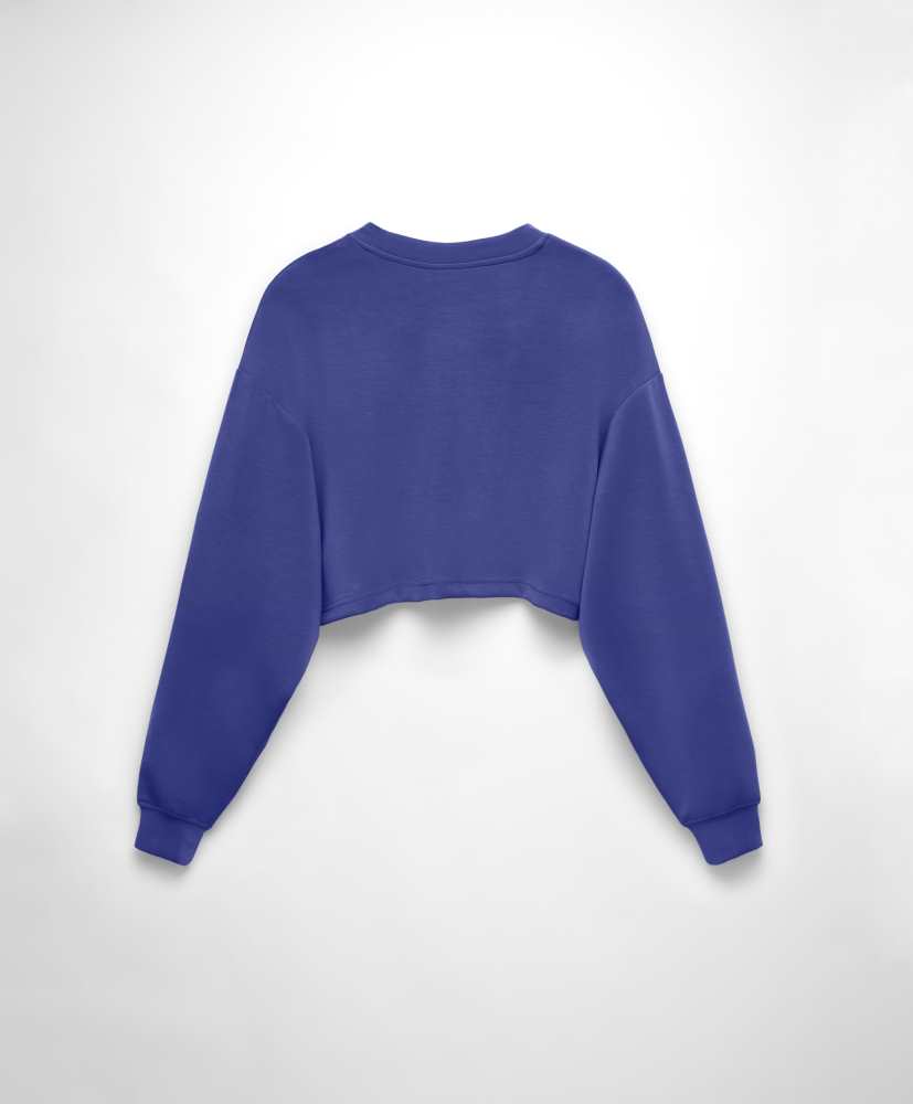Moletom cropped de modal