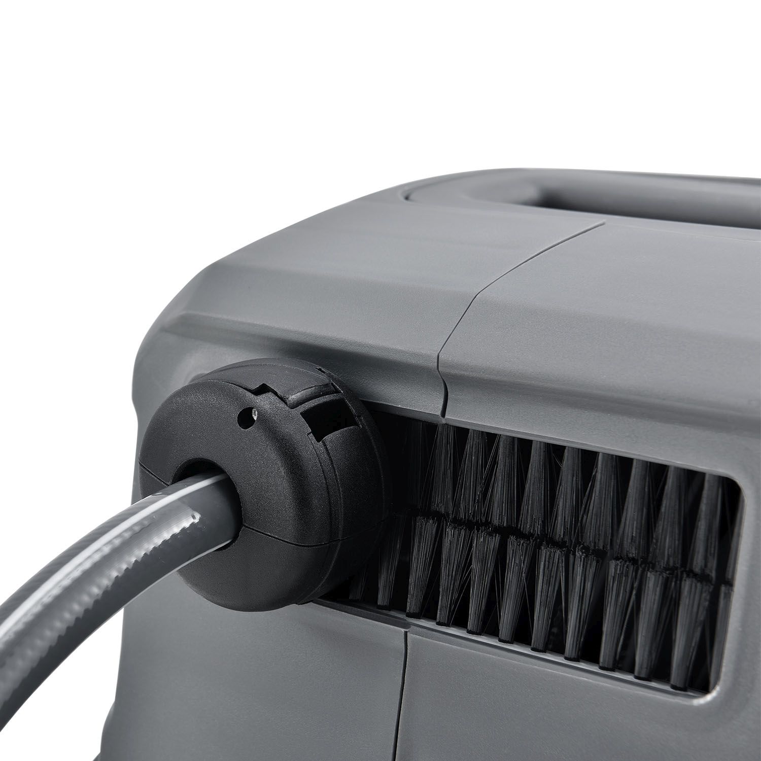 Juskys Schlauchtrommel Flowwater 10 m – Schlauchbox mit flexibler Wandhalterung & Aufrollautomatik
