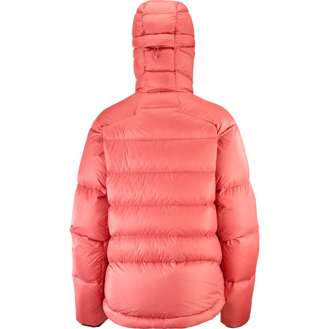 OUTLINE MID DOWN  Daunenjacke mit Kapuze Damen MineralRed