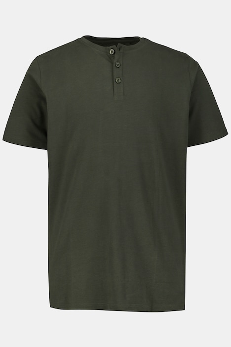 Henley, Basic, Knopfleiste, Halbarm