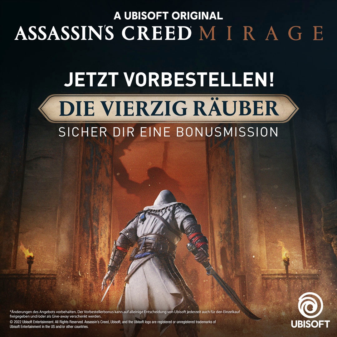 UBISOFT Spielesoftware »Assassin's Creed Mirage (Code in a box)« PC