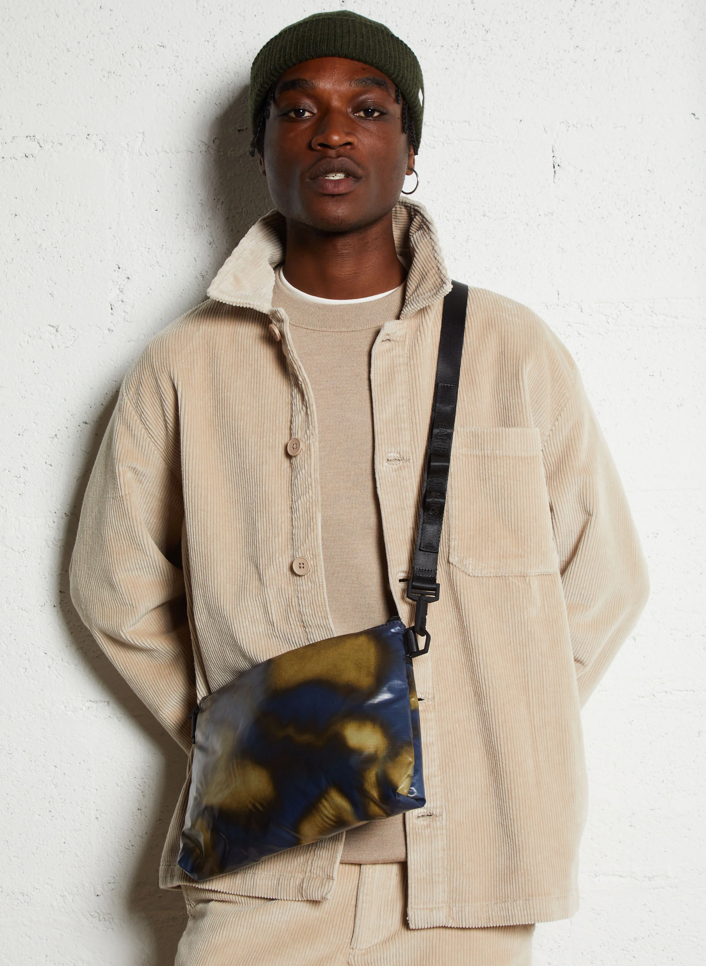 Veste col classique en coton bio | Beige
