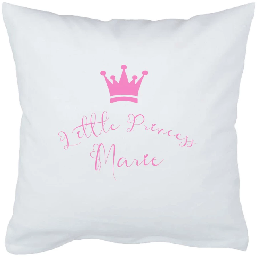 Schnullireich Babykissen mit Namen Little Princess Weiß