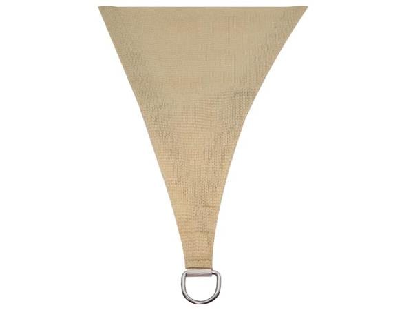 Perel Sonnensegel 360 cm, Quadratisch Quadrat, 3.6 x 3.6 m, champagne