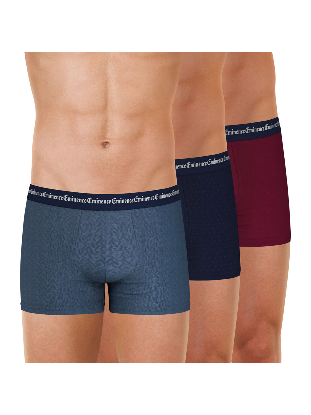 Lot de 3 boxers Business Print