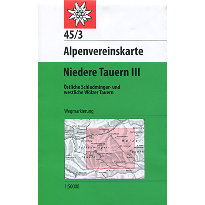 DAV AV-Karte 45/3 Niedere Tauern III