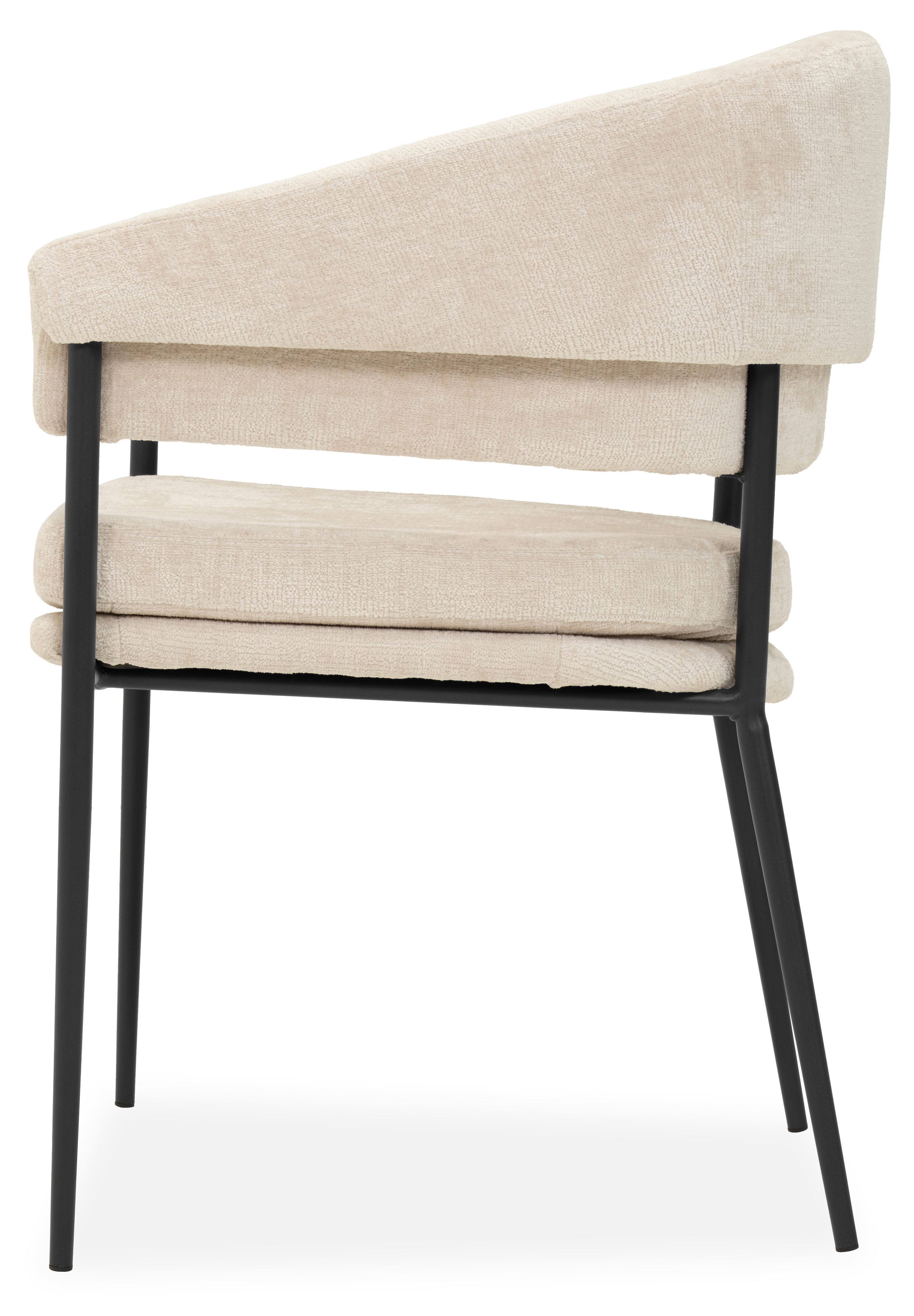 Eetkamerstoel Harmony naturel Janine B59 x D54 x H83 cm