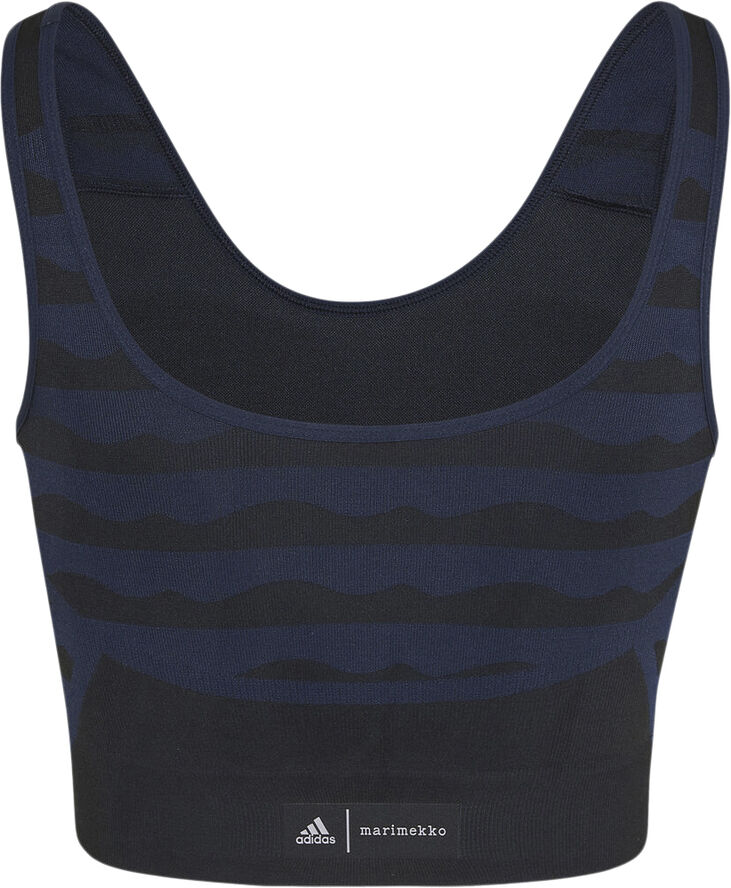 adidas Marimekko Light-Support Aeroknit sports bh Sort