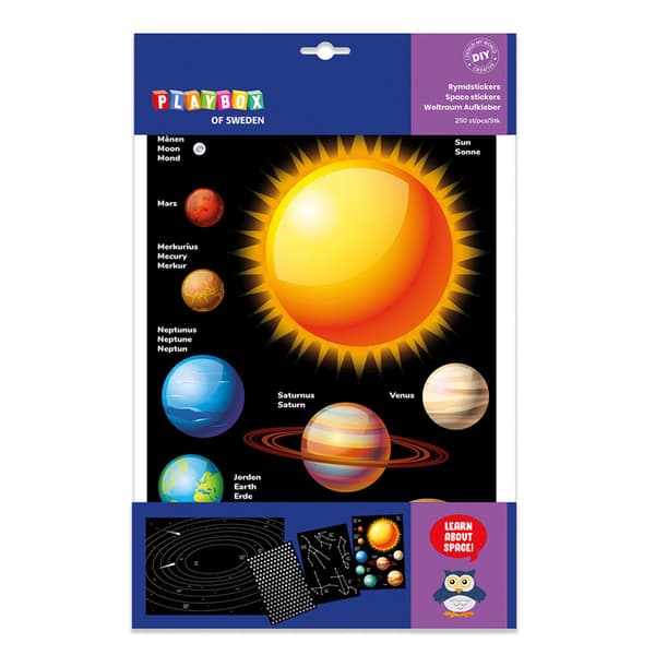 Hobbysett Klistremerker Planeter og Stjernetegn Playbox