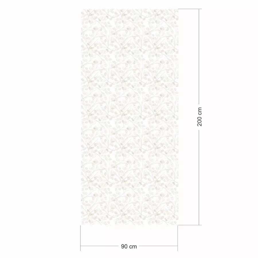 Nikima Klebefolie KF-31 selbstklebende Folie - Blätter creme bunt