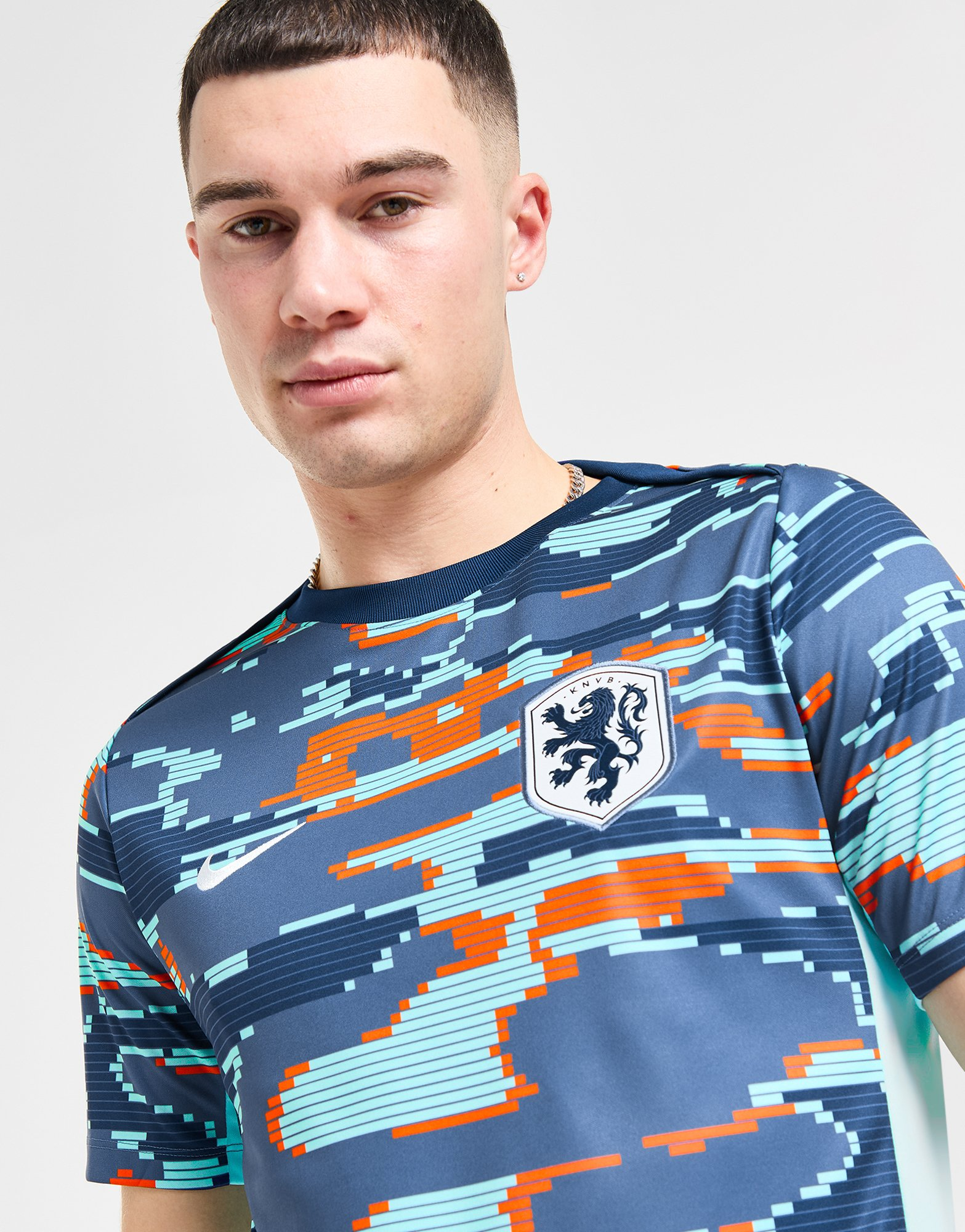 Nike Maillot d'avant-Match Pays-Bas Homme