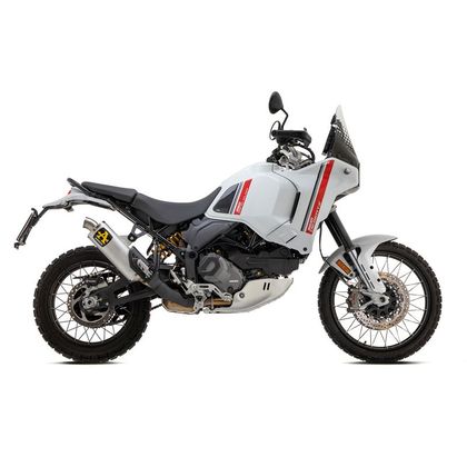 Silencieux Arrow Indy-race embout acier - Gris