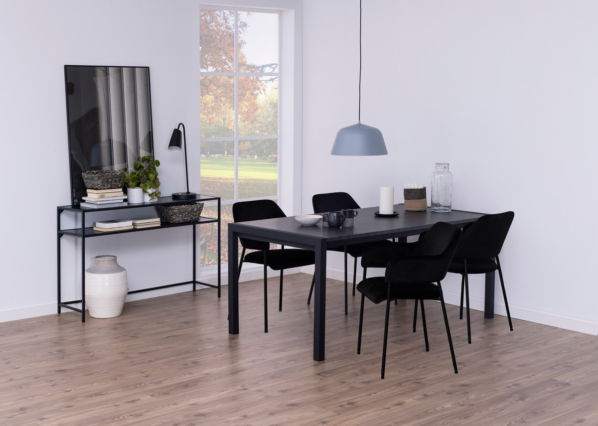 Sidetable Vic hout Zwart