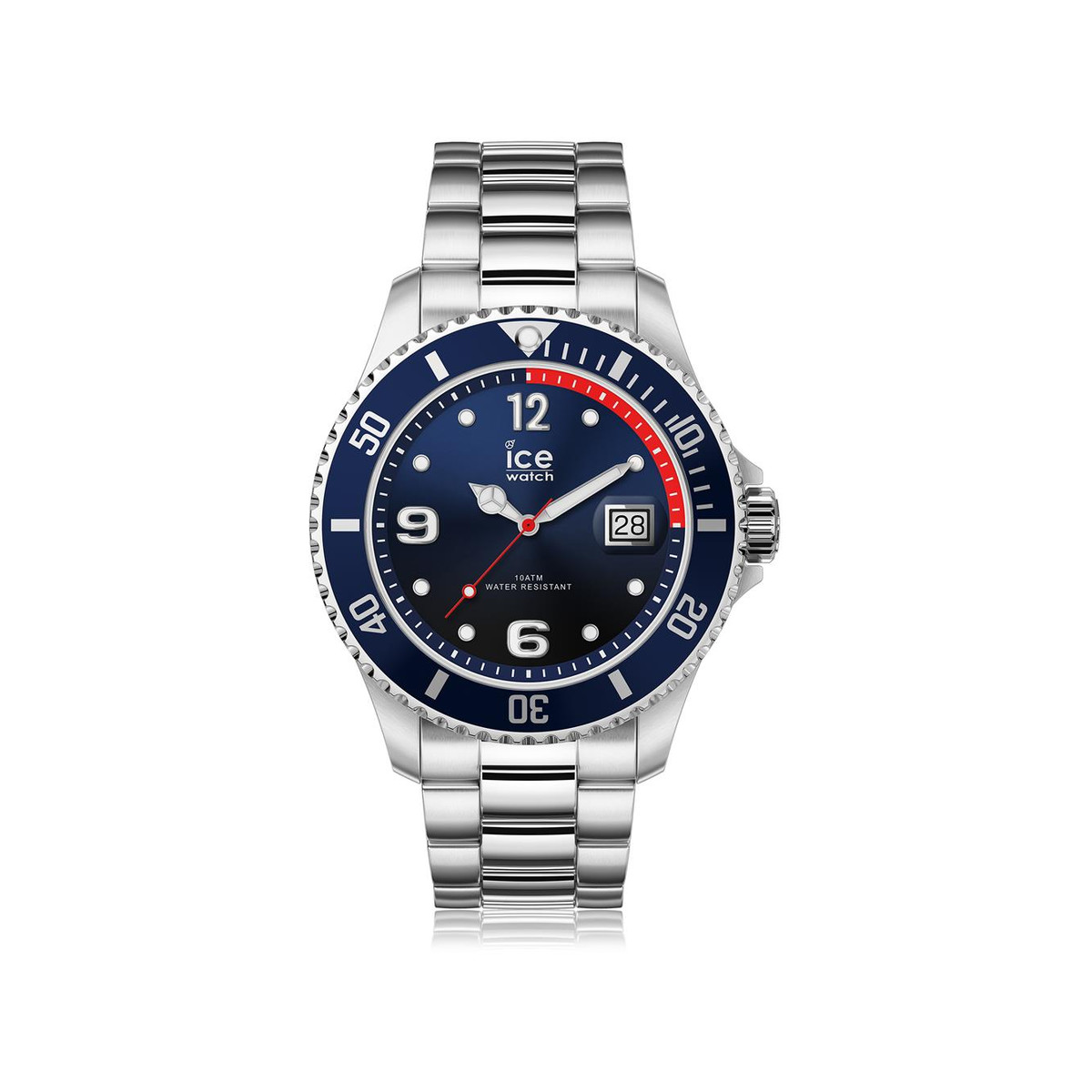 Montre Ice-Watch homme large acier bleu marine