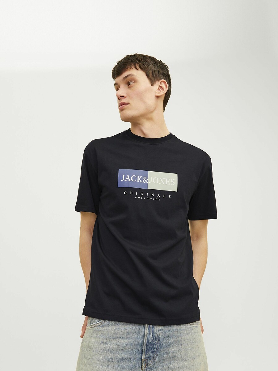 JACK & JONES<br>Camiseta folgada com gola redonda e logotipo