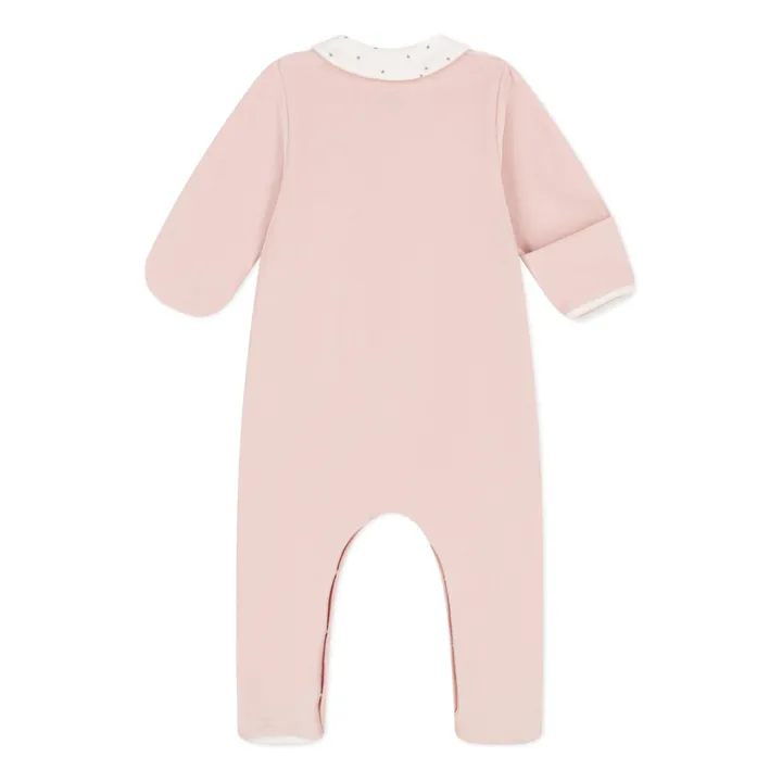 Petit Bateau Pyjama en Velours Uni | Vieux Rose