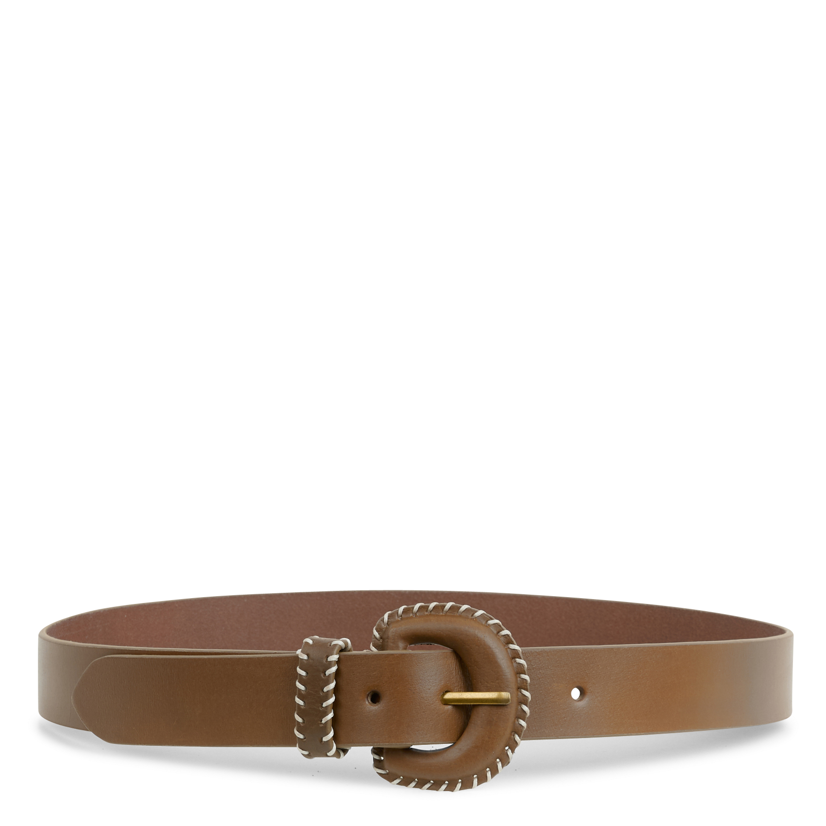 THANYA - Ceinture en cuir | Beige