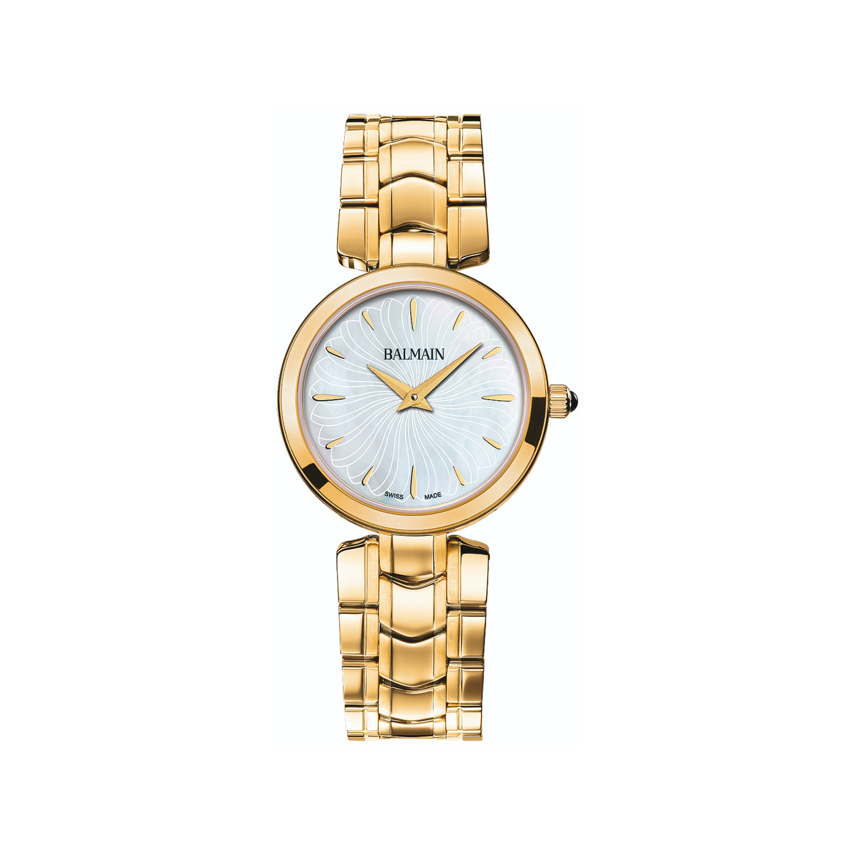 Montre Balmain femme bracelet doré jaune