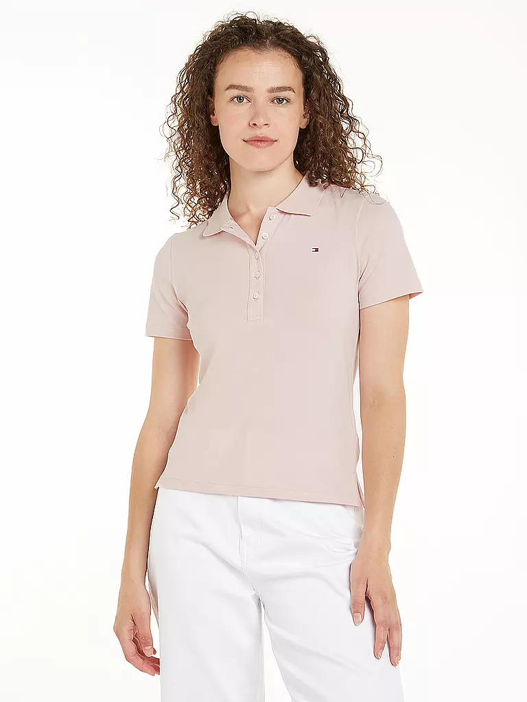 TOMMY HILFIGER Poloshirt Slim Fit rosa