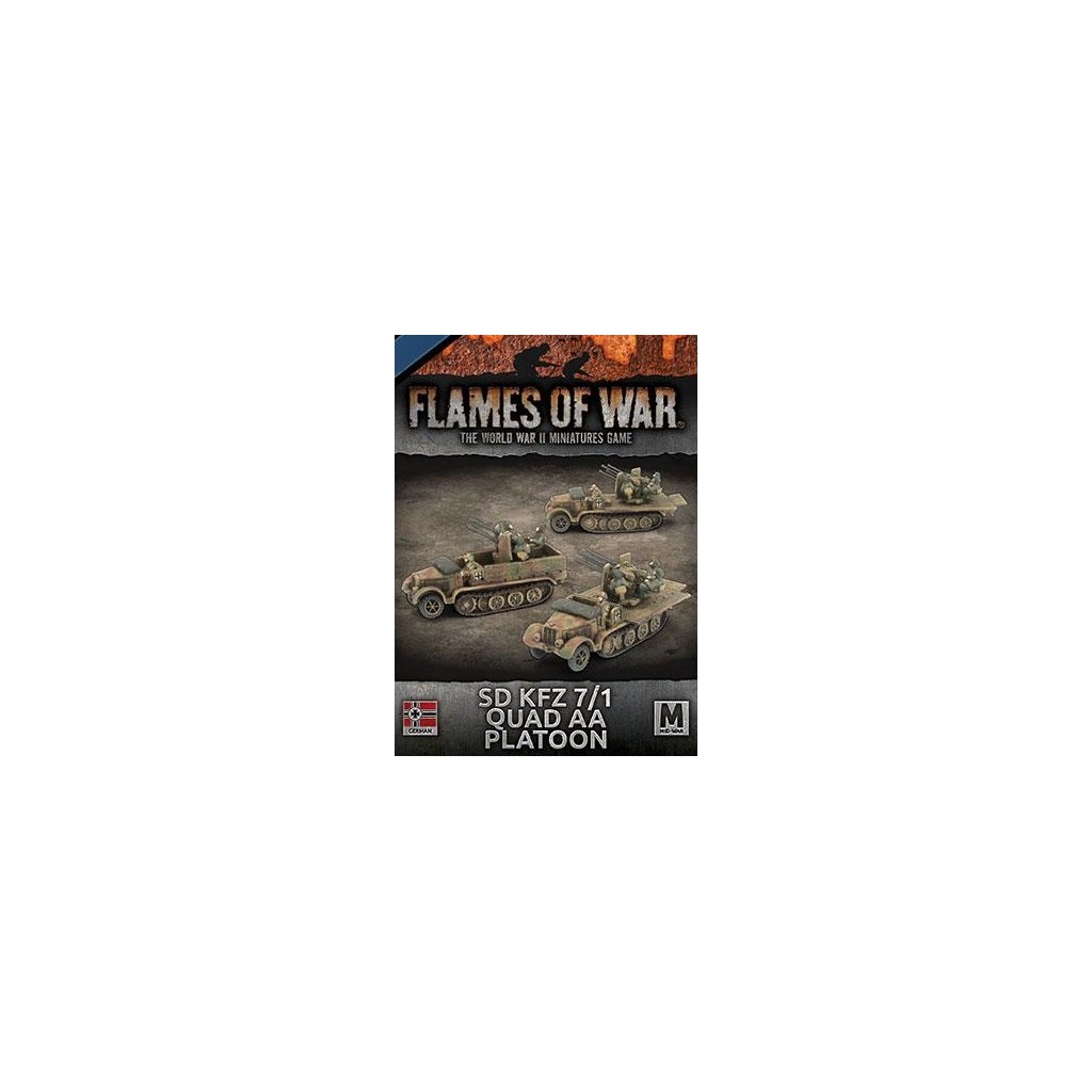 Flames of War - SdKfz 7/1 Quad AA Platoon