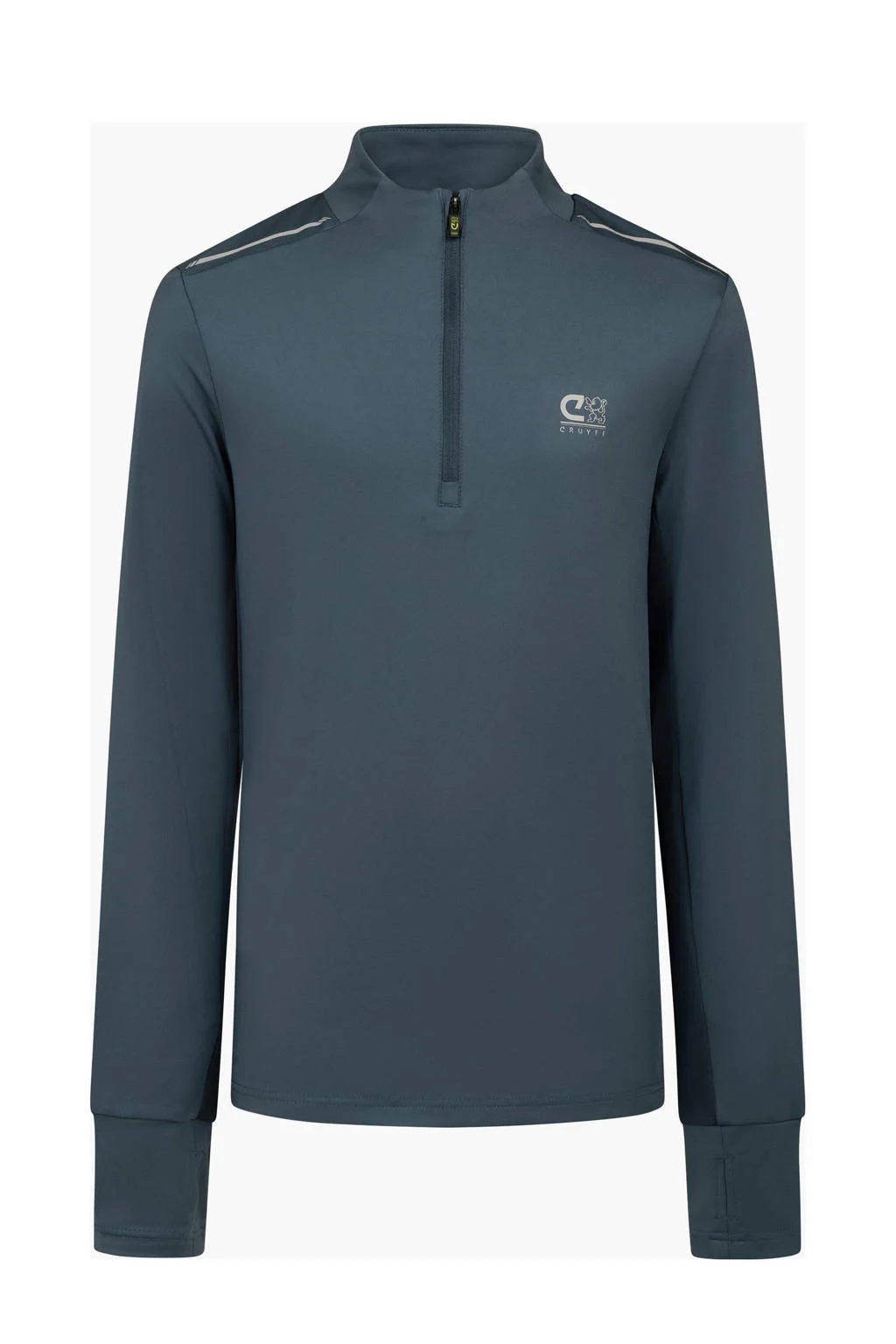Cruyff sportshirt Ametrine grijsgroen