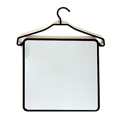 Miroir Tibbi Dress métal noir l.35 x h.44 cm