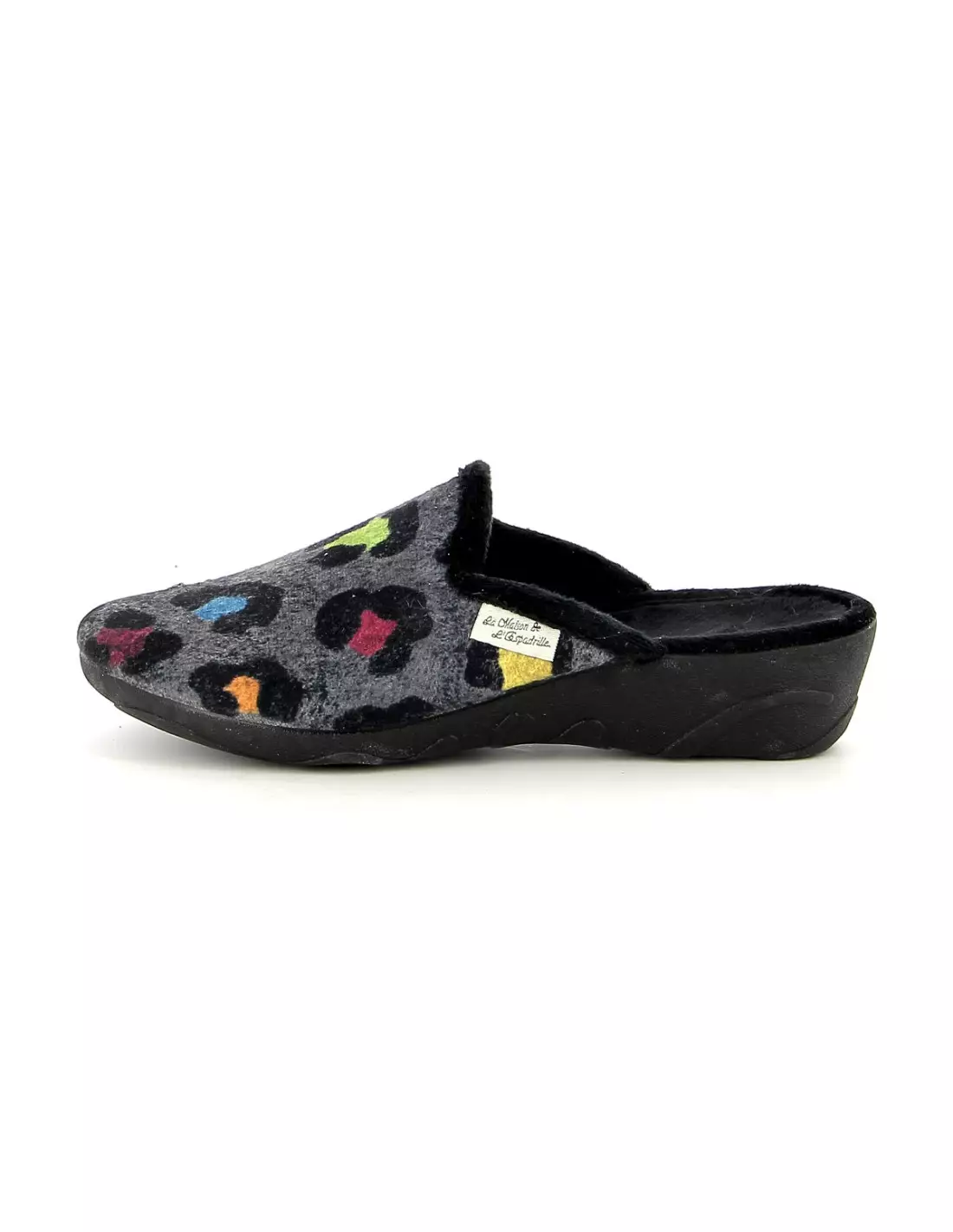 LA MAISON DE L ESPADRILLE LAMINO 6974 5 - Pantoufles & chaussons Noir
